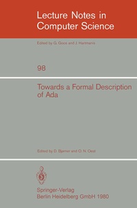 Abbildung von: Towards a Formal Description of Ada - Springer