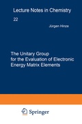 Cover: The Unitary Group for the Evaluation of Electronic Energy Matrix Elements - Springer