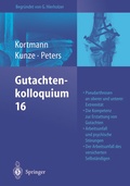 Cover: Gutachtenkolloquium 16 - Springer