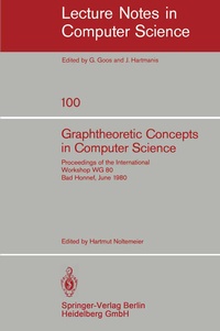 Enlarge image Cover: Graphtheoretic Concepts in Computer Science - Springer