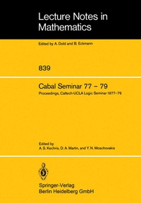 Abbildung von: Cabal Seminar 77 - 79 - Springer