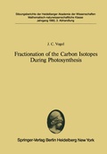 Cover: Fractionation of the Carbon Isotopes During Photosynthesis - Springer