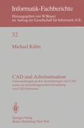 Cover: CAD und Arbeitssituation - Springer