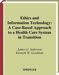 Cover: Ethics and Information Technology - Springer