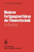Cover: Moderne Fertigungsverfahren der Feinwerktechnik - Springer