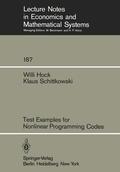 Cover: Test Examples for Nonlinear Programming Codes - Springer