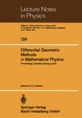 Bild: Differential Geometric Methods in Mathematical Physics - Springer