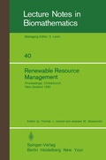 Cover: Renewable Resource Management - Springer