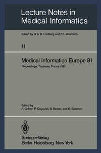 Enlarge image Cover: Medical Informatics Europe 81 - Springer