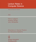 Cover: Directions in Human Factors for Interactive Systems - Springer