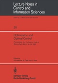 Cover: Optimization and Optimal Control - Springer