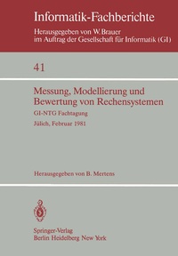 Abbildung von: Messung, Modellierung und Bewertung von Rechensystemen - Springer