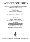 Cover: Phonon States of Alloys. Electron States, and Fermi Surfaces of Strained Elements / Phononenzust&auml;nde von Legierungen. Elektronenzust&auml;nde und Fermifl&auml;chen von verformten Elementen - Springer