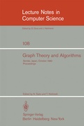 Cover: Graph Theory and Algorithms - Springer