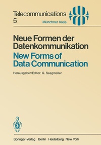 Enlarge image Cover: Neue Formen der Datenkommunikation / New Forms of Data Communication - Springer