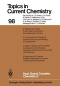 Cover: Host Guest Complex Chemistry I - Springer