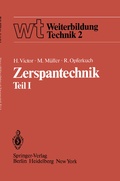 Cover: Zerspantechnik Teil I - Springer