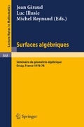 Cover: Surfaces Algebriques - Springer
