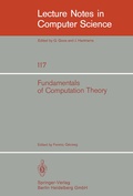 Cover: Fundamentals of Computation Theory - Springer