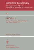 Cover: GWAI-81 - Springer