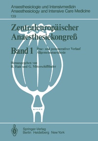 Abbildung von: Zentraleuropäischer Anaesthesiekongre? - Springer