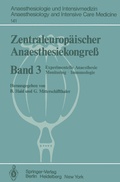Abbildung von: Zentraleuropäischer Anaesthesiekongreß - Springer