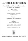 Cover: Stars and Star Clusters / Sterne und Sternhaufen - Springer