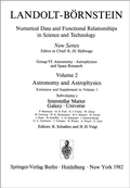Cover: Interstellar Matter, Galaxy, Universe / Interstellare Materie, die Galaxis, Universum - Springer
