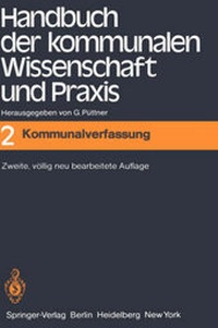 Bild: Handbuch der kommunalen Wissenschaft und Praxis - Springer