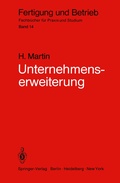 Cover: Unternehmenserweiterung - Springer