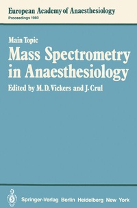 Abbildung von: Mass Spectrometry in Anaesthesiology - Springer