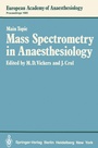 Cover: Mass Spectrometry in Anaesthesiology - Springer