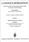 Cover: Physical Properties of Rocks - Springer