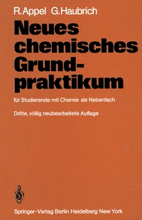 Abbildung von: Neues chemisches Grundpraktikum - Springer
