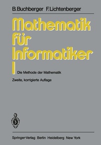 Enlarge image Cover: Mathematik für Informatiker I - Springer