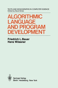 Enlarge image Cover: Algorithmic Language and Program Development - Springer