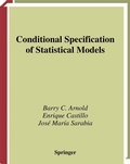 Cover: Conditional Specification of Statistical Models - Springer