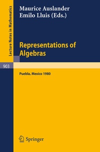Abbildung von: Representations of Algebras - Springer