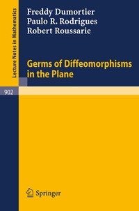 Abbildung von: Germs of Diffeomorphisms in the Plane - Springer