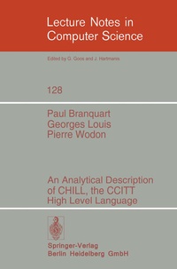 Enlarge image Cover: An Analytical Description of CHILL, the CCITT High Level Language - Springer
