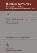 Cover: Fehlertolerierende Rechnersysteme - Springer