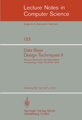 Cover: Data Base Design Techniques II - Springer