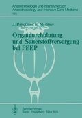 Cover: Organdurchblutung und Sauerstoffversorgung bei PEEP - Springer