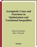 Cover: Asymptotic Cones and Functions in Optimization and Variational Inequalities - Springer