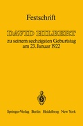 Cover: Festschrift - Springer