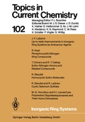 Cover: Inorganic Ring Systems - Springer