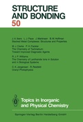 Cover: Topics in Inorganic and Physical Chemistry - Springer
