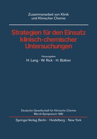 Abbildung von: Strategien für den Einsatz klinisch-chemischer Untersuchungen - Springer