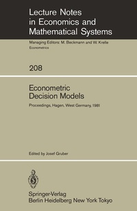 Enlarge image Cover: Econometric Decision Models - Springer