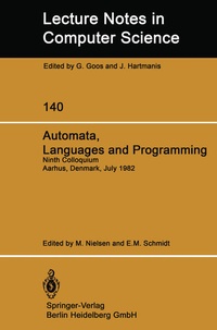Enlarge image Cover: Automata, Languages and Programming - Springer